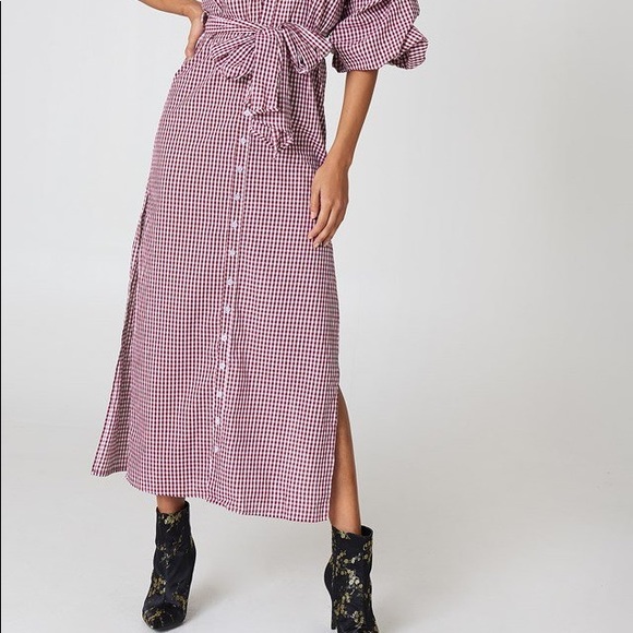 061. NWOT Hot & Delicious Asymmetrical Striped Dress - Navy - Picture 5 of 8